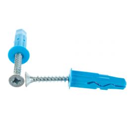 Шуруп ЕВРОПАРТНЕР Zn 4,5х30 в компл. с дюбелем MULTI 8x32 12шт. MP 404 17 