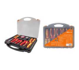 Набор диэлектрического инструмента №2, пластиковый чемодан, 11 предметов, 1000В, “ЭкспертЭлектрик” TDM SQ1017-0102 