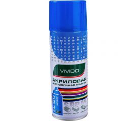 Акриловая аэрозольная краска Vivido голубой RAL 5012 VI5012 