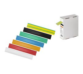 Термоусаживаемая трубка TDM ТУТнг 12/6 желтая в коробке (10 м/упак) SQ0518-0431 