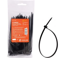 Кабельные стяжки (хомуты) Airline 3.6х150 мм пластиковые черные 100 шт ACT-N-20 