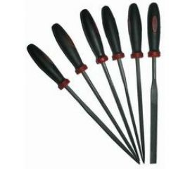 Надфили SKRAB 6 предметов с резиновой ручкой 21106 