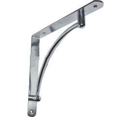 Арочный вогнутый кронштейн MFK-TORG 220х220 хром 73025 К-39 