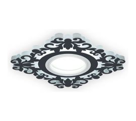 Светильник, Квадрат/узор, черный, Gu5.3, 3W, LED 3000K Gauss Backlight BL131 