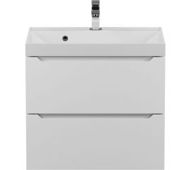 Подвесная тумба с раковиной uperwood Tanos 60 см, белая 291020225 