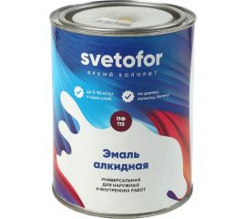 Эмаль Светофор ЛЮКС ПФ-115 оранжевая, 0.8 кг ТД000003741 