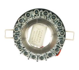 Точечный светильник Gauss Backlight черный/кристалл/хром Gu5.3 LED подсветка 2700K BL035 