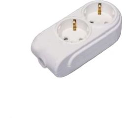 Колодка удлинителя Makel 2-м с заземлением защитные шторки N2210000 