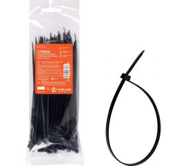 Кабельные стяжки (хомуты) Airline 3.6х200 мм пластиковые черные 100 шт ACT-N-22 