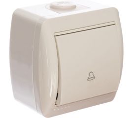 Кнопка звонка Lezard, NATA, белый, 710-0200-103 