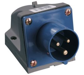Стационарная вилка IEK 513 2Р+РЕ 16А 220В IP44 PSR51-016-3 