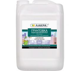 Интерьерный сцепляющий грунт против плесени Лакра 9 кг Л-С 90002735944 