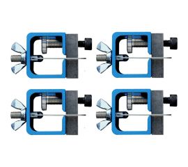 Комплект стыковых сварочных зажимов WIEDERKRAFT 4 шт WDK-65943 