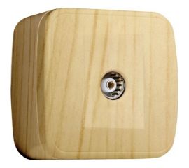 1-местная розетка EKF TV ОП Минск 75Ом 5-862МГц светлое дерево SQEGA00-027-30 