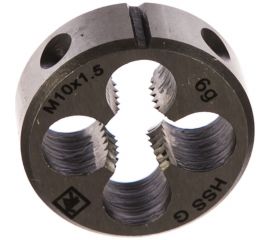 Круглая ручная плашка М10х1.5, HSS, Ф30х11 мм Thorvik D-COMBO MD1015 52837 