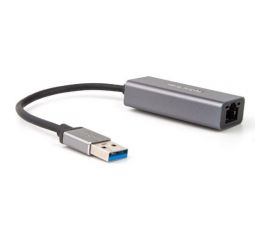 Кабель-переходник Telecom USB 3.0 /Am - LAN RJ-45 Ethernet 1000 Mbps, Aluminum Shell TU312M 