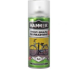 Грунт-эмаль по ржавчине HAMMER 3в1 аэроз. б/с п/мат RAL 5005 сигнал. синий 520 мл ЭК000135101 