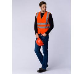 Сигнальный жилет с карманами Факел Неон СОП-4, тип 3, оранжевый, 52-54/XL 87469268.002 