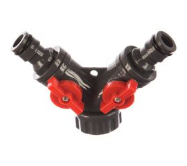 Распределитель 2-х канальный с резьбой 3/4 КУРС 76427:186 