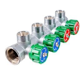 Регулируемый коллектор с 4 отводами FAR 3/4" М24х19 FK 3856 C34 