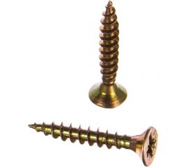 Саморез Стройметиз 4,0х25 универсальный, желтый цинк уп. 200 шт. 2140643 