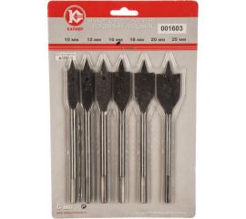Набор перовых сверл по дереву (10-25 мм, 5 шт.) Калибр 00000035828 