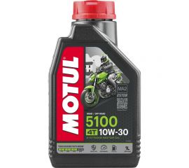 Моторное масло 5100 4T SAE 10W30 1 л MOTUL 104062 