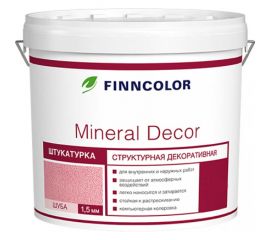 Структурная декоративная штукатурка Mineral Decor Шуба (1.5 мм; 16 кг) FINNCOLOR 52043 