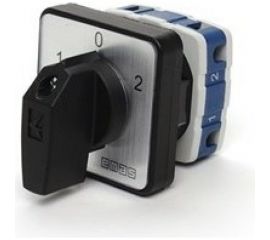 Однофазный переключатель управления двигателем Emas 1-0-2 ,16А,400В. PSA016KD134S 