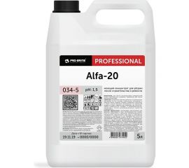 Моющий концентрат для уборки после строительства и ремонта Pro-Brite ALFA-20 5 л 034-5 