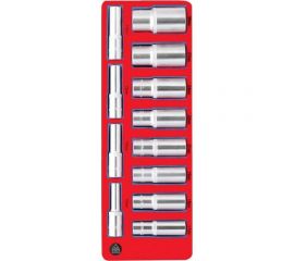 Набор глубоких головок (1/2”, ложемент, 12 предметов) МАСТАК 5-014012 