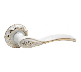 Раздельная ручка Trodos AL-75 WW/PB белый/золото 204452 