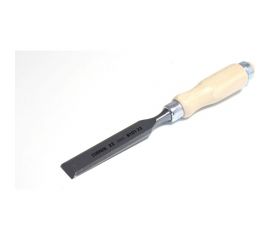 Плоская стамеска Narex с деревянной светлой ручкой 22 мм 810122 