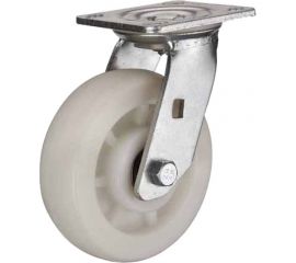 Колесо полиамидное с панелью поворотное 160 мм MFK-TORG 1112160 