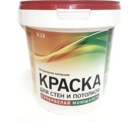 Интерьерная краска VIRTUOSO V-13 L 7кг супербелая, латексная, моющаяся, морозостойкая 11589417 