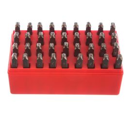 Набор клейм Hans букв и цифр 36 предметов, 4 мм 561501-364 