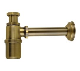 Сифон для раковины Veragio SBORTIS H151-211 см, бутылочный, 1 1/4, латунь, бронза VR.SBR-8113.BR 