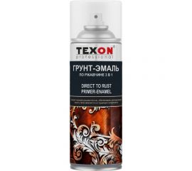 Грунт-эмаль по ржавчине Texon (RAL 3020 красная; аэрозоль; 520 мл) ТХ185054 