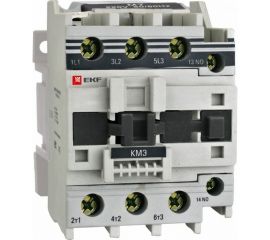 Магнитный малогабаритный пускатель EKF КМЭ 65А катушка управления 220В АС 1NO 1NC 9876232 ctr-s-65-220 