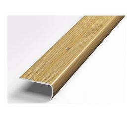Порог угловой алюминиевый декоративный (40х20 мм, 1,8 м, Дуб светлый) ЛУКА 00000002102 