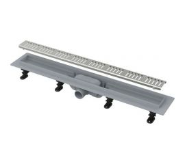 Водоотводящий желоб Alca Plast APZ18-650M с порогами из нержавеющей стали 00052379 