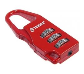 Навесной кодовый замок TUNDRA ZK002 красный 4668261 