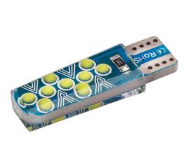 Автолампа SKYWAY диод, T10 (W5W), 12 В, 18 COB диодов, без цоколя, 1-конт., белая S08201518 