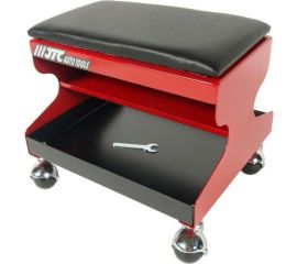 Стальной рабочий стул на колесах со съемным сиденьем из пенорезины JTC 5020 