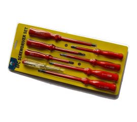 Набор отверток REALREZ 8 штук диэлектрические (1000 В) крестовые и шлицевые 4687202124411 
