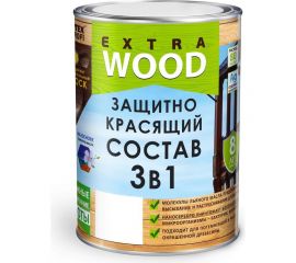 Защитно-красящий состав 3в1 FARBITEX EXTRA (палисандр; 0.8 л) 4300007384 