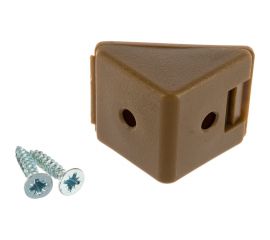 Мебельный уголок с шурупом Невский Крепеж - орех 6 шт. 822898 