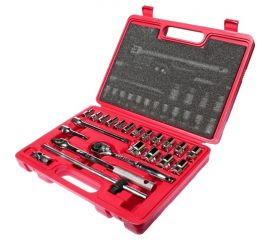 Набор торцевых 6-гранных головок 3/8"", 6-22 мм, 22 предмета JTC H322B 