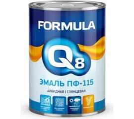 Эмаль Престиж ПФ-115 вишневая 0,9 кг 14 FORMULA Q8 48042 