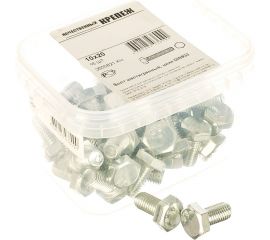 Болт с ш\г Качественный КРЕПЕЖ полная резьба DIN 933 558 10x20 45 шт 0500821 КЧ 